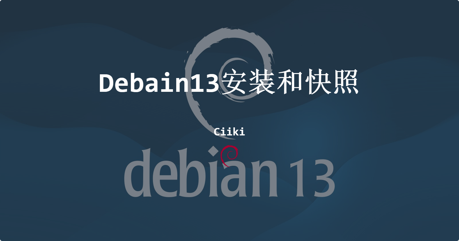 Debain13安装btrfs和快照